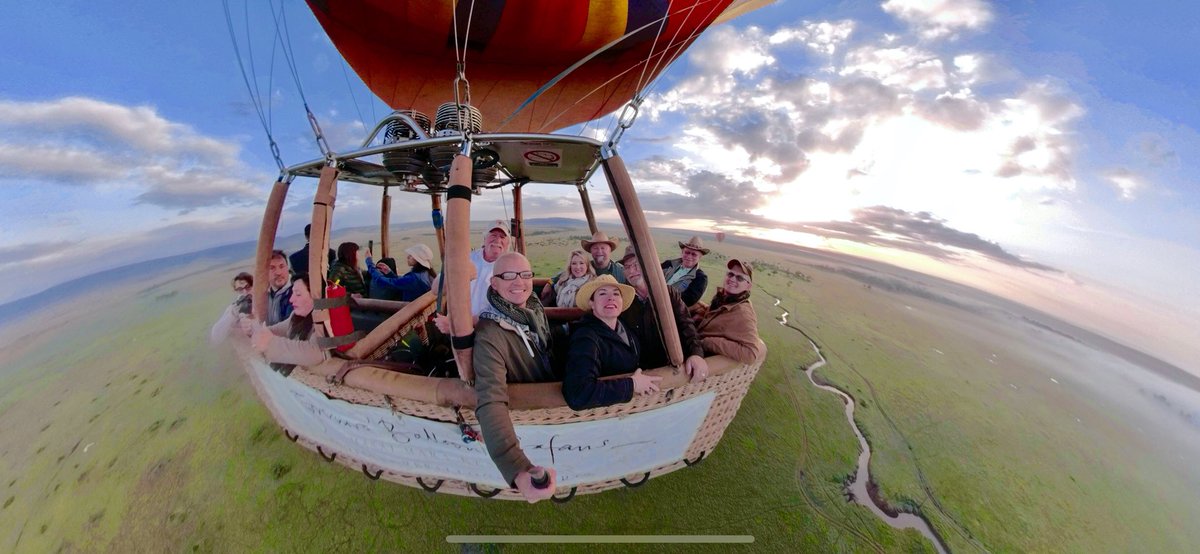 krcannon19's tweet photo. Ended my trip to Kenya will a hot air ballon ride over the Masai Mara! It was amazing! #RPESummer18 https://t.co/PawmFkmkyY