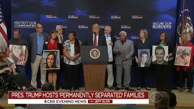 On Friday President Trump hosted an event in Washington, D.C. with “angel families.”

@paulareidcbs has the details