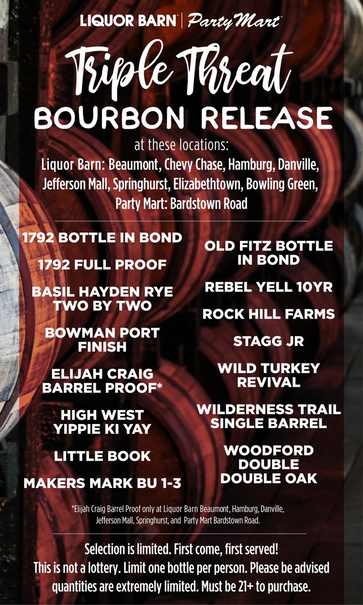 Liquor Barn On Twitter Would You Like Some Bourbon Join Us