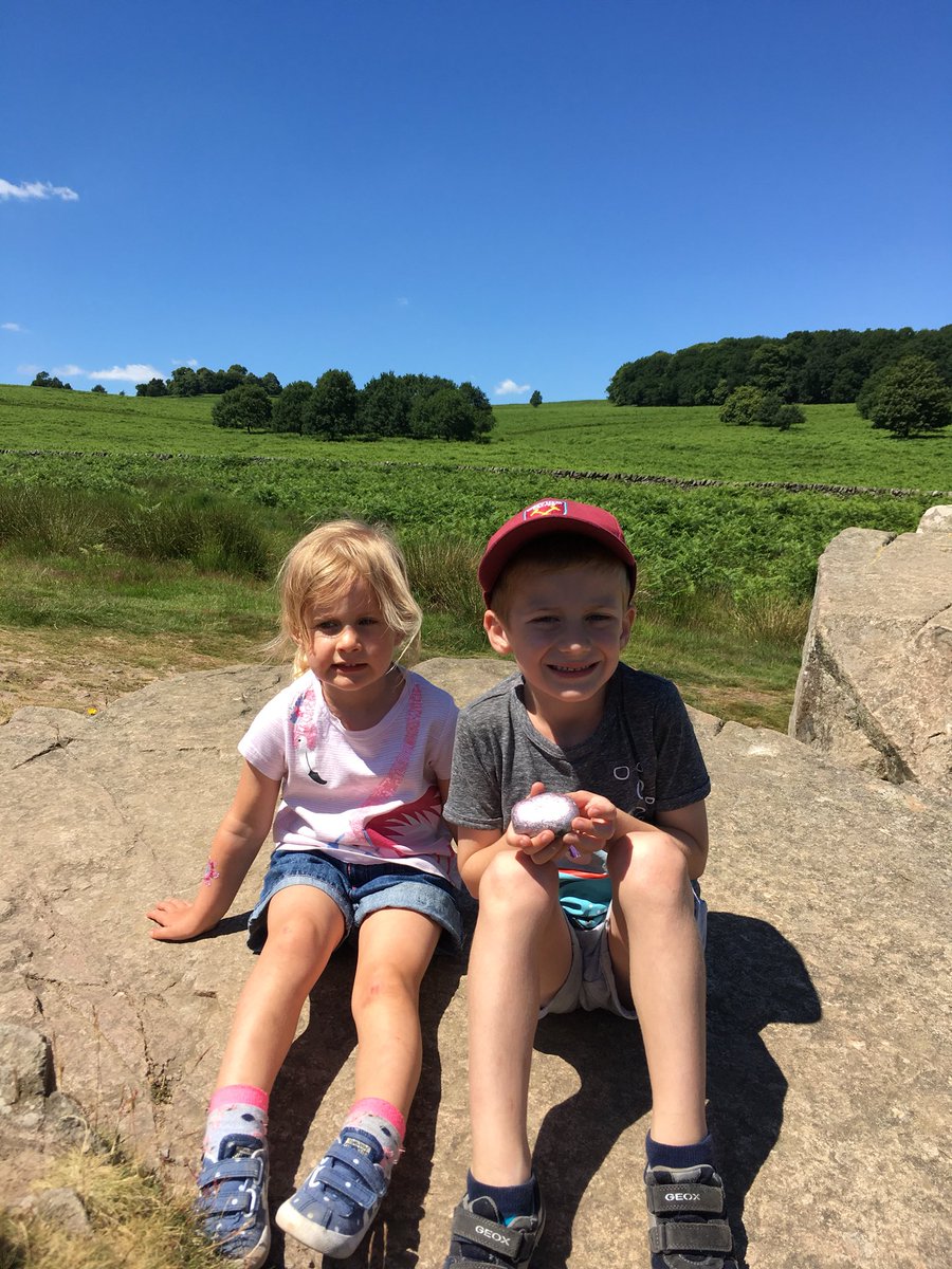frostedbee's tweet photo. Found at bradgate park!  Will re-hide this weekend!! She’s excited, honestly!! #islastones https://t.co/rv8XJOcs93