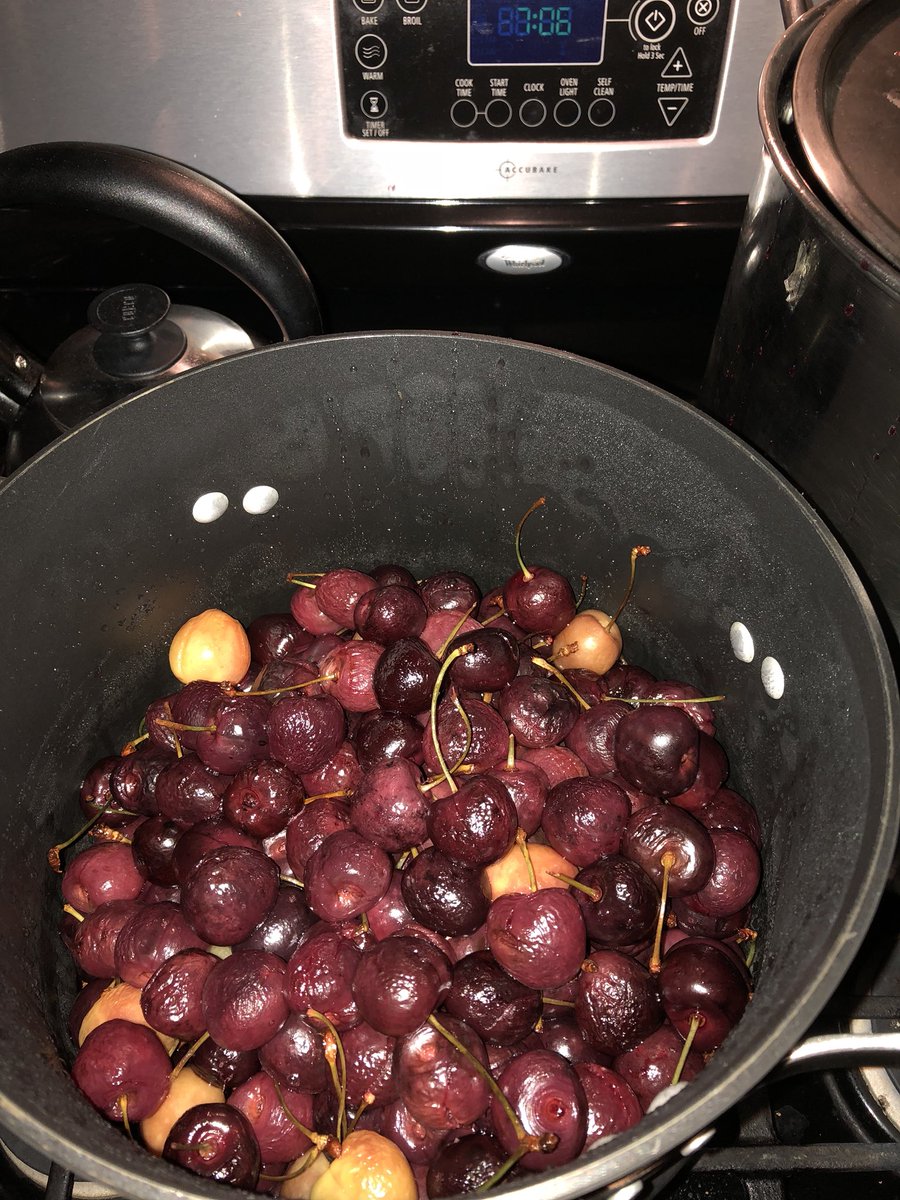 jmansjeep's tweet photo. Canning of the Manhattan Cherries has begun! https://t.co/Ja9jr6yJNJ