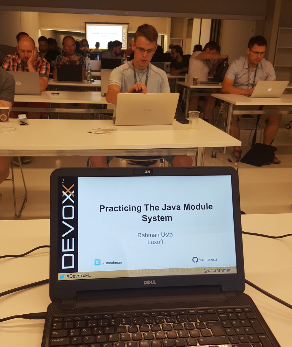Just uploaded my "Practicing the Java Module System" hands-on lab presentation. speakerdeck.com/ustarahman/pra…. It is an open workshop, you can access the walkthrough document here. github.com/rahmanusta/pra…