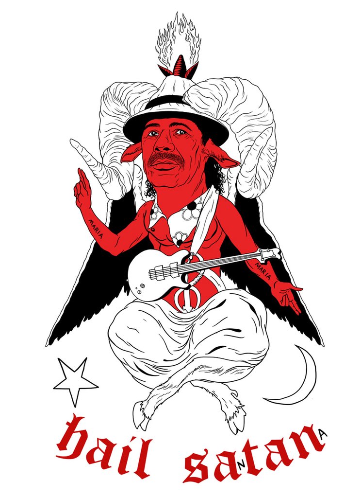 alexpardee's tweet photo. Hail Santana 🎸👹 https://t.co/zjTS024s3T