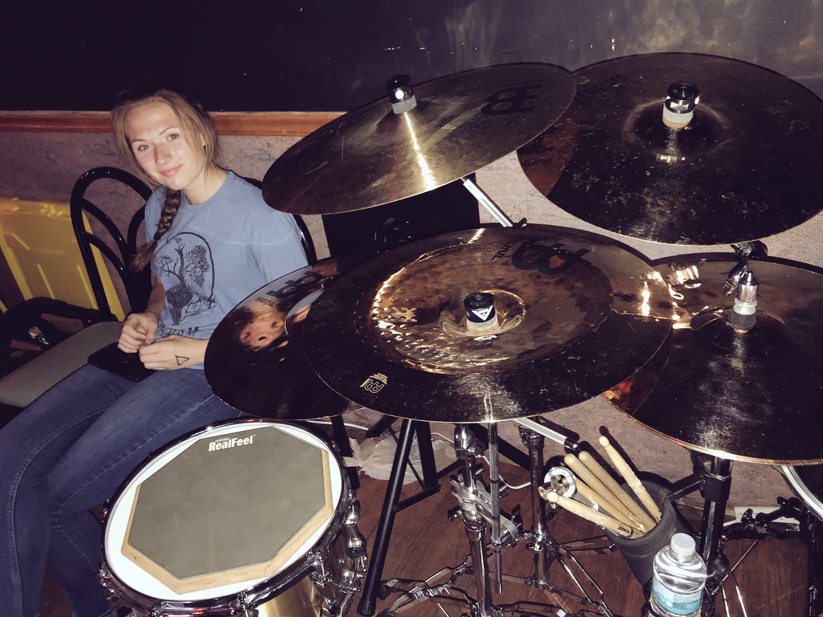 KyleShays's tweet photo. Getting ready to tear it up at the Bungalow in Manchester, NH. Don't miss out on this event NH! @meinlcymbals @SJCdrums | #FathomFarewell #Young_Other #Drummer #SJCdrums #PearlDrums #Meinl #EvansDrumHeads #ProMark #CableMatters #RocNSoc #Presonus #Apple #SKBCases #Roland https://t.co/mlXEJyJXRk