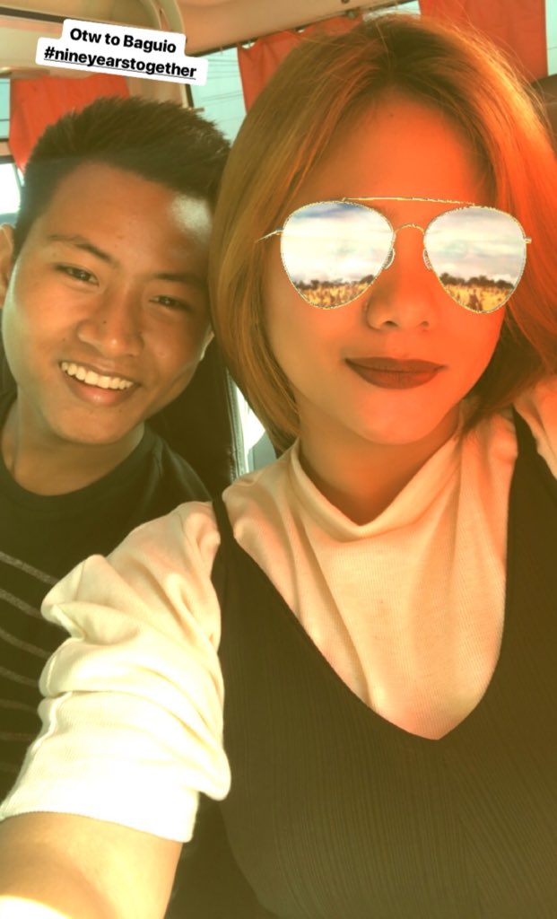 gallemarj's tweet photo. Otw to Baguισ ♥️ #nineyearstogether https://t.co/VCaWxESxa9