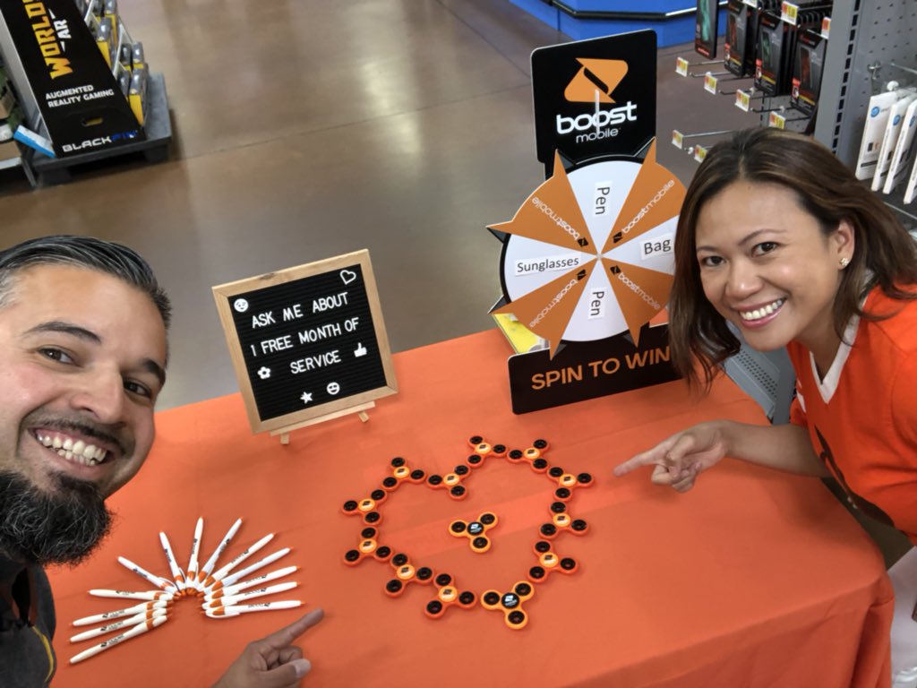 We love Boost! Stop by and see us at Walmart <a href="/david_lopez702/">David Lopez</a> #WMTBoostDay