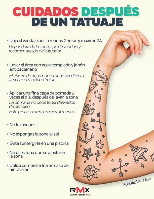 RMX radio on X: "✓ ¿Estás pensando en hacerte un #tatuaje? No olvides conocer esta información https://t.co/HH60kVW2jh" / X