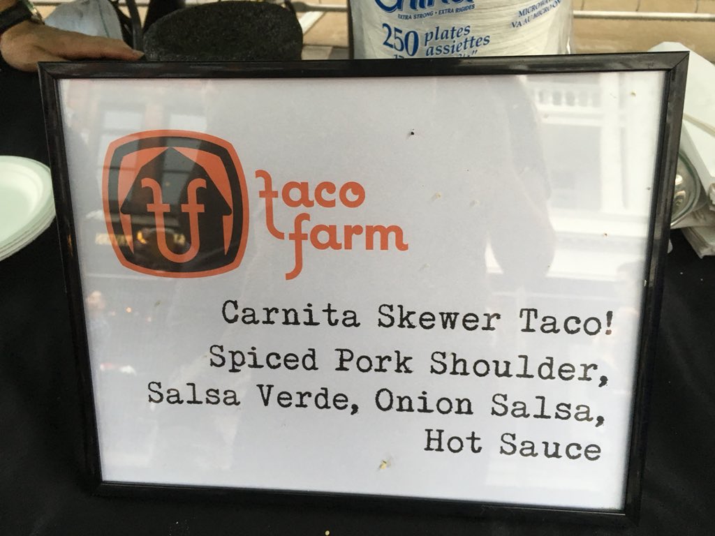 TacofestWR's tweet photo. Staying true to their motto: Make tacos, not war. (We have a #superhero if we need one.) #capesrule @TacoFarmCo https://t.co/RKOtnzjfiO