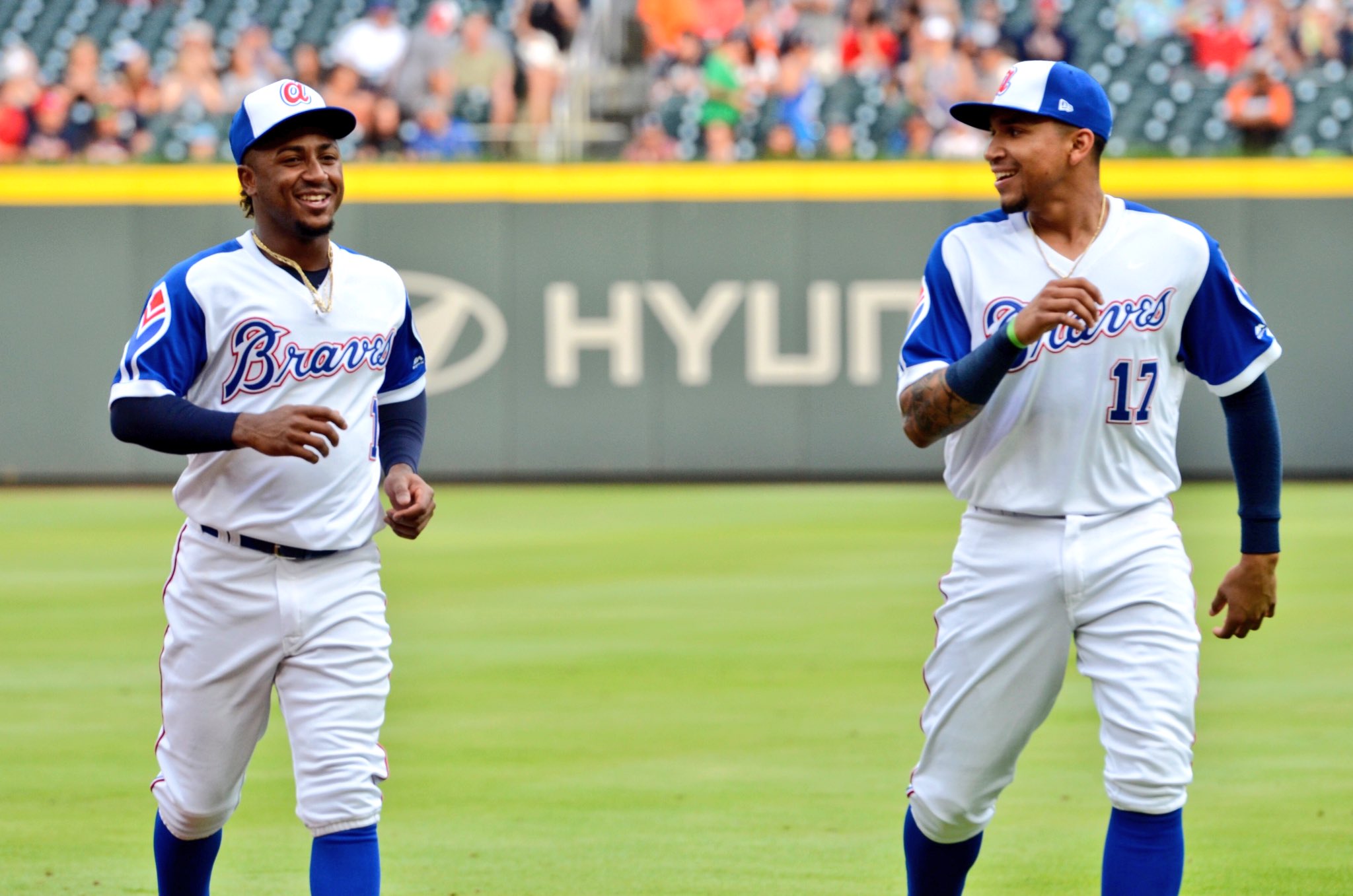 Chris Creamer  SportsLogos.Net on X: The Atlanta #Braves are wearing  their 1974 throwback uniforms tonight and tomorrow against the Milwaukee  #Brewers in honour of their annual Hank Aaron Week. #ForTheA #MLB