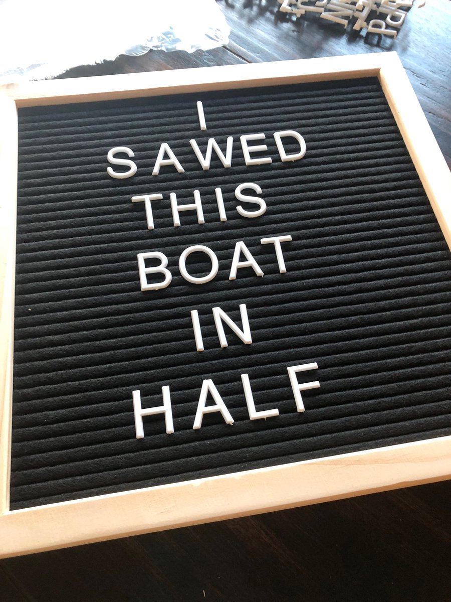 Ahillerman1's tweet image. ⁦@PatUnleashed⁩ this is what my recent HS grad is doing with her new gift. #isawedthisboatinhalf