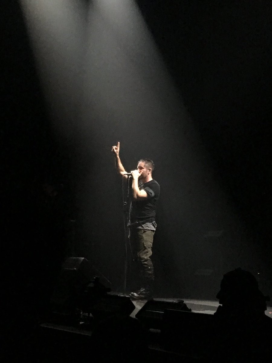 All that scrapping to get tickets down the front for Nine Inch Nails at Meltdown was worth it #MeltdownFest #NIN