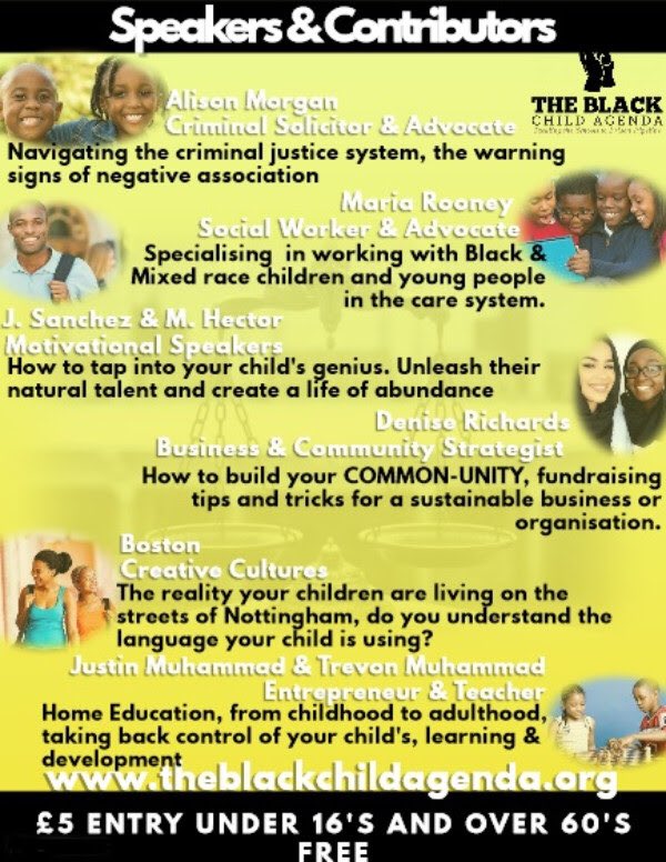 *The Black Child Agenda Conference*
We have a jam packed day filled with #facts #solutions #upliftingtalks and we will be #unapologetic