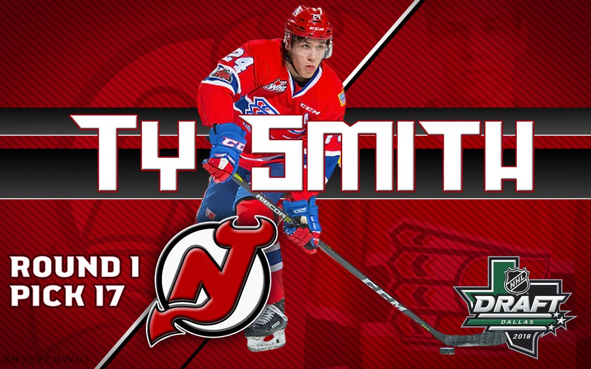 stevenwoj's tweet photo. @DevilsInsiders @NJDevils @NJDevil00 @TalkingDevilsNJ @AATJerseyBlog @BackhandedDevil Welcome to New Jersey Ty Smith. #NJDevils #NJDvsEverybody #FastAttackingSupportive https://t.co/fxKP0RC3Rz