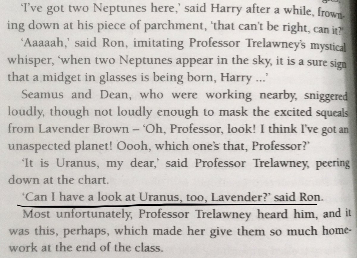 moviepollz's tweet photo. “Can I have a look at Uranus, too, Lavender?” – Ron Weasley
Ah, to be 14 &amp; stupid.

#RonWeasley #GobletofFire #TheGobletofFire #HPGoF #LavenderBrown #HarryPotterandtheGobletofFire https://t.co/Od34mCOnim