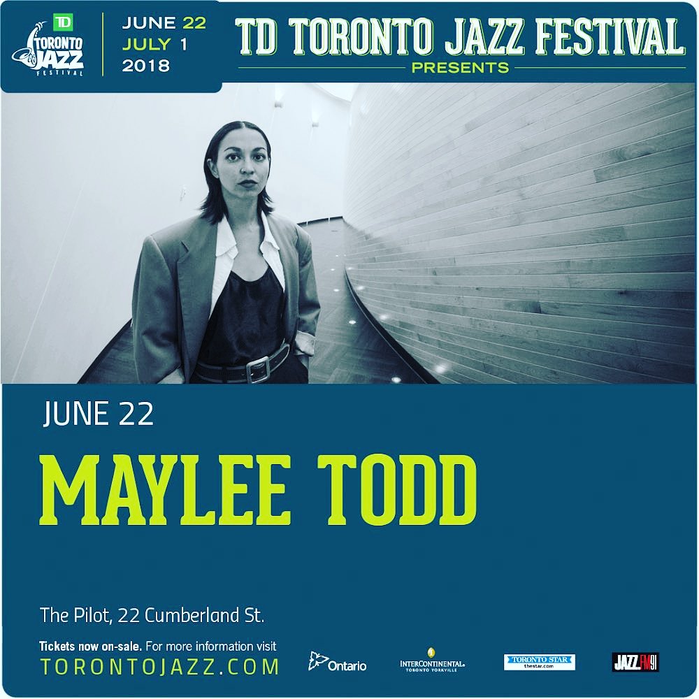 Tonight at @thePilot_to @MayleeTodd duo with #Kyvita #TDMusic @TorontoJazzFest