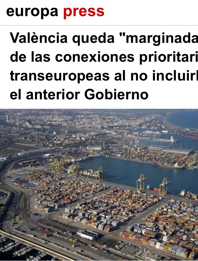 enricmorera's tweet photo. No van fer ni una bona. I volen donar lliçons. Ruina en diferit, empobrits i aïllats de les xarxes de transport prioritaries de la Unió Europea. L’herència “popular” https://t.co/Ppvp1s7WMW