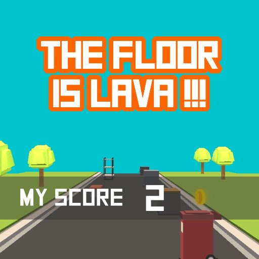 I just scored 2 in #TheFloorIsLava !