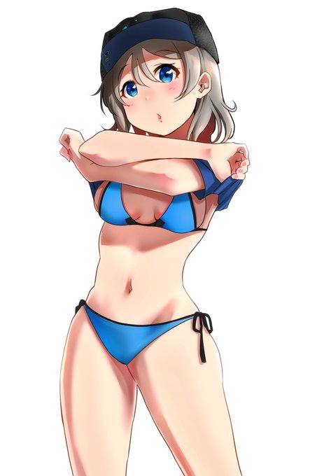 【お題箱より】キャップをかぶった水着の曜ちゃん
夏は水着いっぱい描きたいね

#lovelive_sunshine
#渡辺曜 