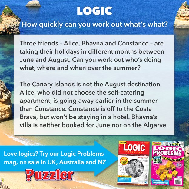 puzzler_no1's tweet image. #WeekendWorkout Is this an open-and-shut case? Tell us who got sent packing! #LogicProblems #Australia #NZ #BrainTraining #CriticalThinking