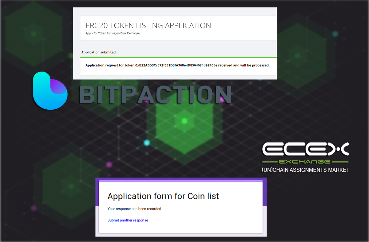 BitcoindiamondT's tweet image. Application for #ECEX and #BitPaction is now on progress meanwhile we are waiting for #Mercatox e-mail on token application. We hope for the best on the following weeks. Thank you BDT Community!

#BDT #Airdrop #CryptoExchanges