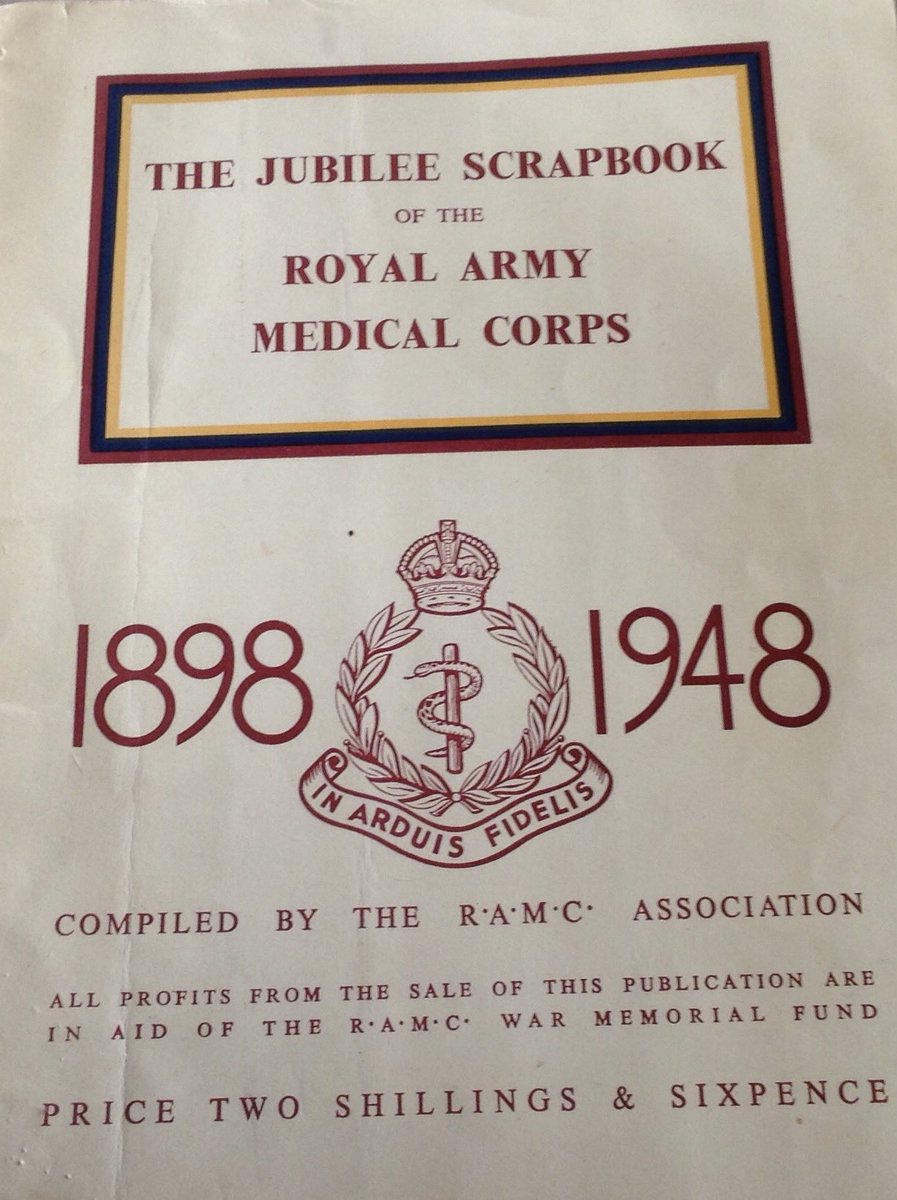 Today the RAMC is 120! Doesn't seem like 20 years since we celebrated its centenary in Westminster Abbey. Four generations of our family have served with the #ArmyMedicalServices - in #WW1 #WW2 and from 1965 until now. In Arduis Fidelis.