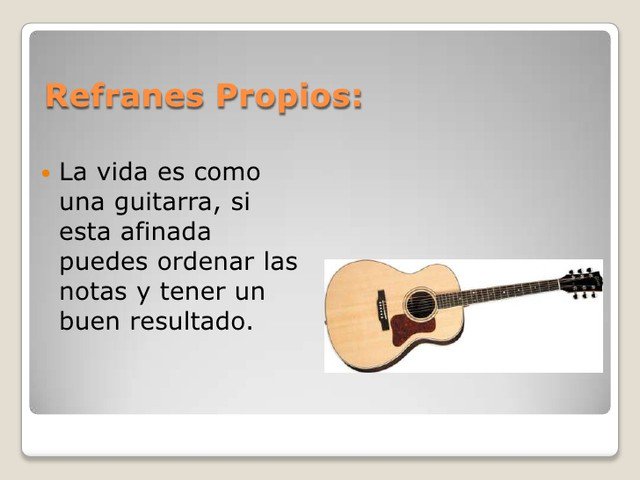 La #vida es como una #guitarra