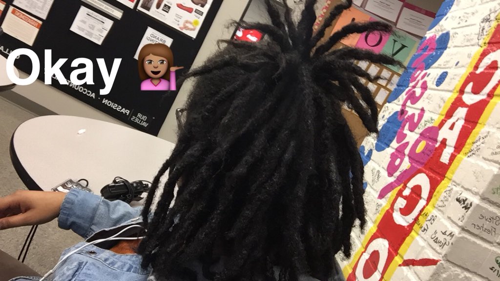 Them jawns were not it, but eventually my hair started locking and different dread sizes were forming (which was also very annoying) (circa 2015-2016)