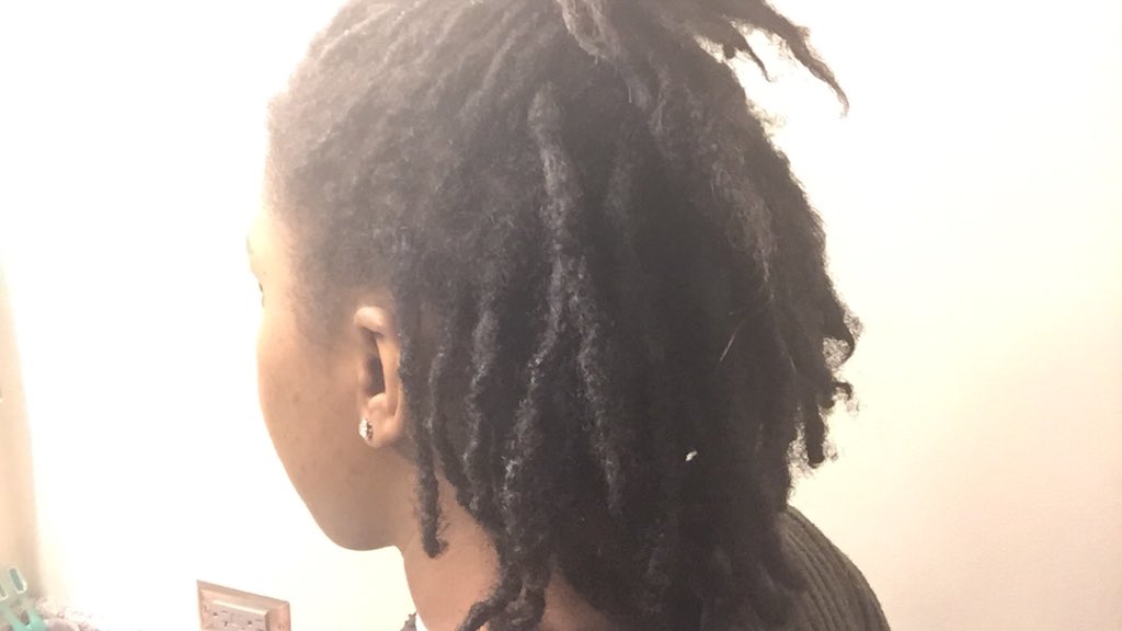 Them jawns were not it, but eventually my hair started locking and different dread sizes were forming (which was also very annoying) (circa 2015-2016)