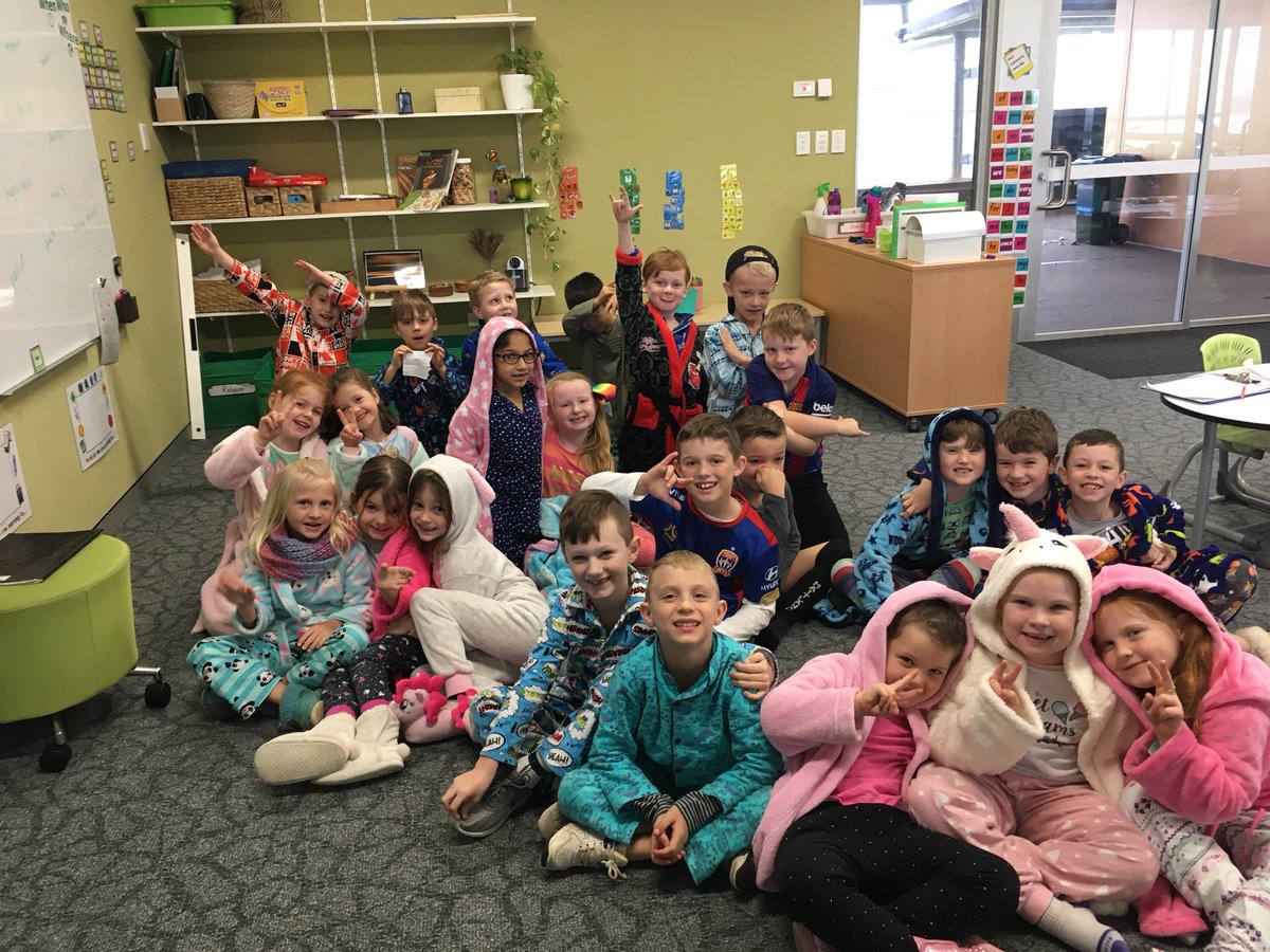 year1wattle2018's tweet photo. Pyjama day!!! https://t.co/gLBOb9zEOQ