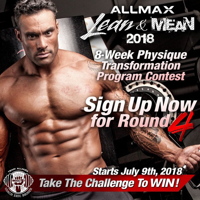 ALLMAX's tweet photo. Are you ready to transform your body and your life?
Sign Up Free for the Lean & Mean 8-Week #TransformationProgram Round 4!
#Training, #Diet, and #Supplements have been meticulously and strategically scheduled to create rapid body reconstruction.
https://t.co/HZITR7ZWtR https://t.co/LB1Qdnajlc