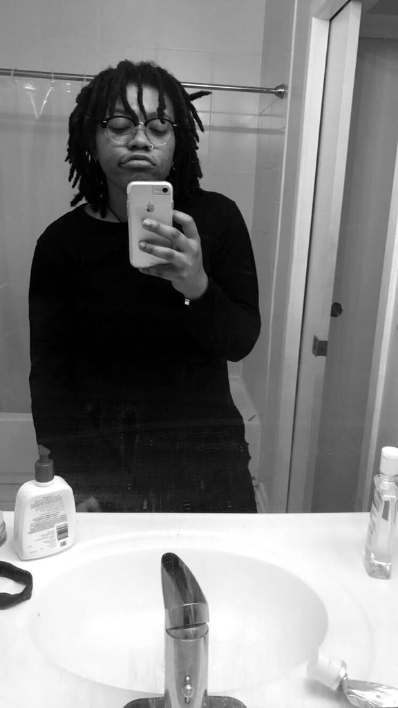 Eventually the locs started shaping out more while growing and I was actually embracing the process bc it started looking like dreads and not some plats here then a dread the loose pieces of hair. My hair started gaining control for once. (Circa 2016-2017)