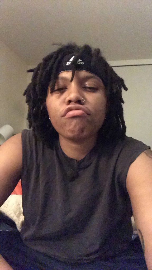 Eventually the locs started shaping out more while growing and I was actually embracing the process bc it started looking like dreads and not some plats here then a dread the loose pieces of hair. My hair started gaining control for once. (Circa 2016-2017)