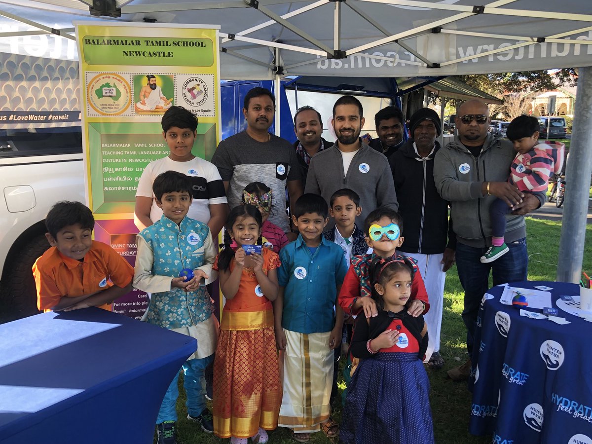 HunterWater's tweet photo. #LoveWater with the Balarmalar Tamil School Newcastle. #unityindiversiry #gregsonpark https://t.co/tvkviM2sJe
