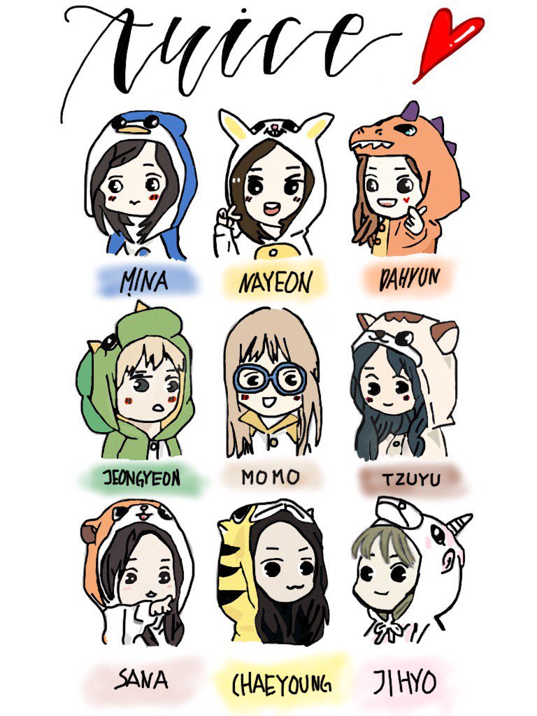 Dubu29's tweet photo. This is my entry for the giveaway I hope I win and Twice comes back next year ! Thanks for hosting the giveaway toggle ! These are the 9 reasons why I like Twice and a drawing I drew of them. #TWICEToggle https://t.co/fxZklhctlV