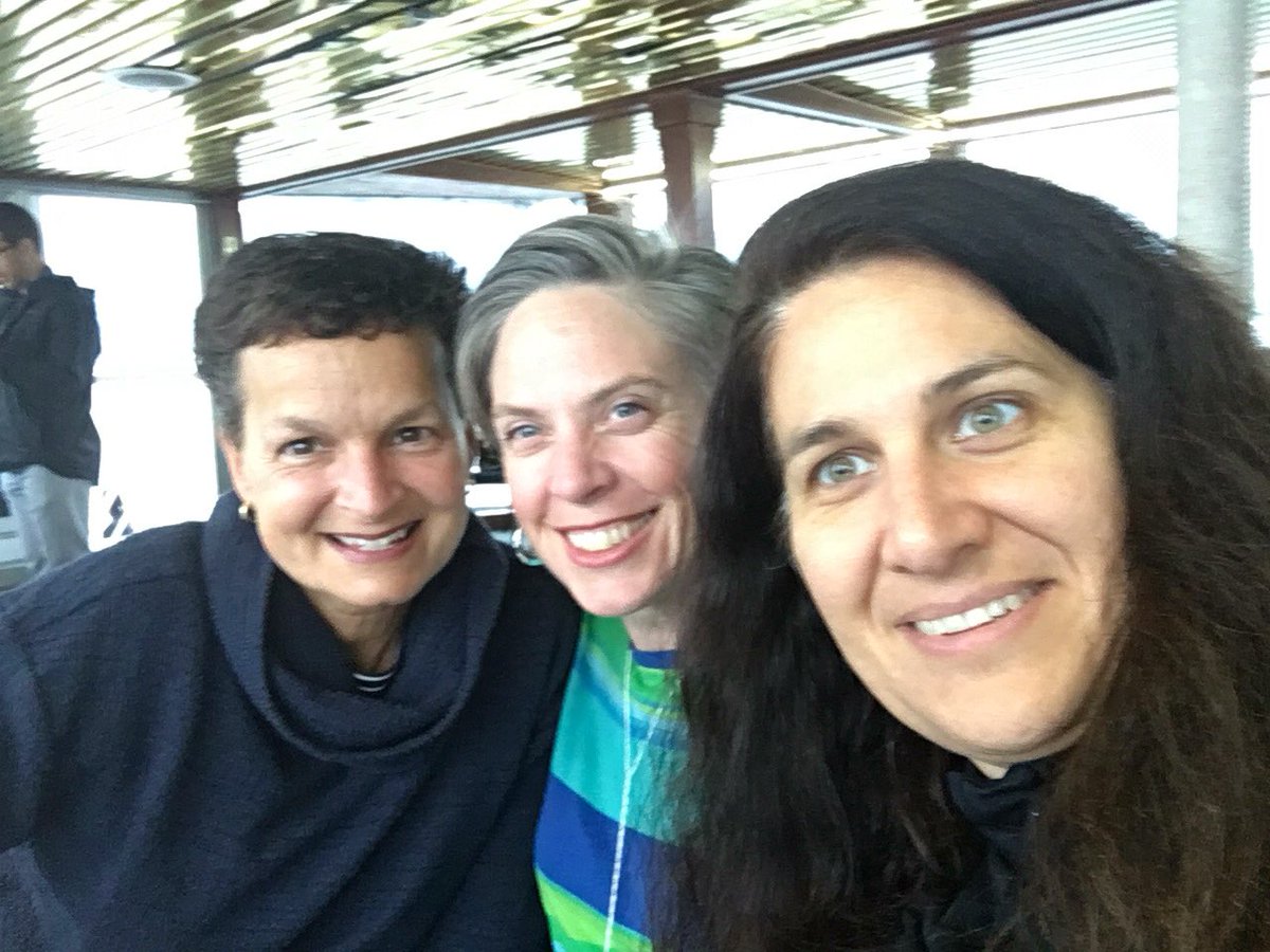 Alpmama's tweet image. #CAOT2018 teaching old colleagues how to tweet. Love OT! Learning about meaningful occupation happens everywhere.