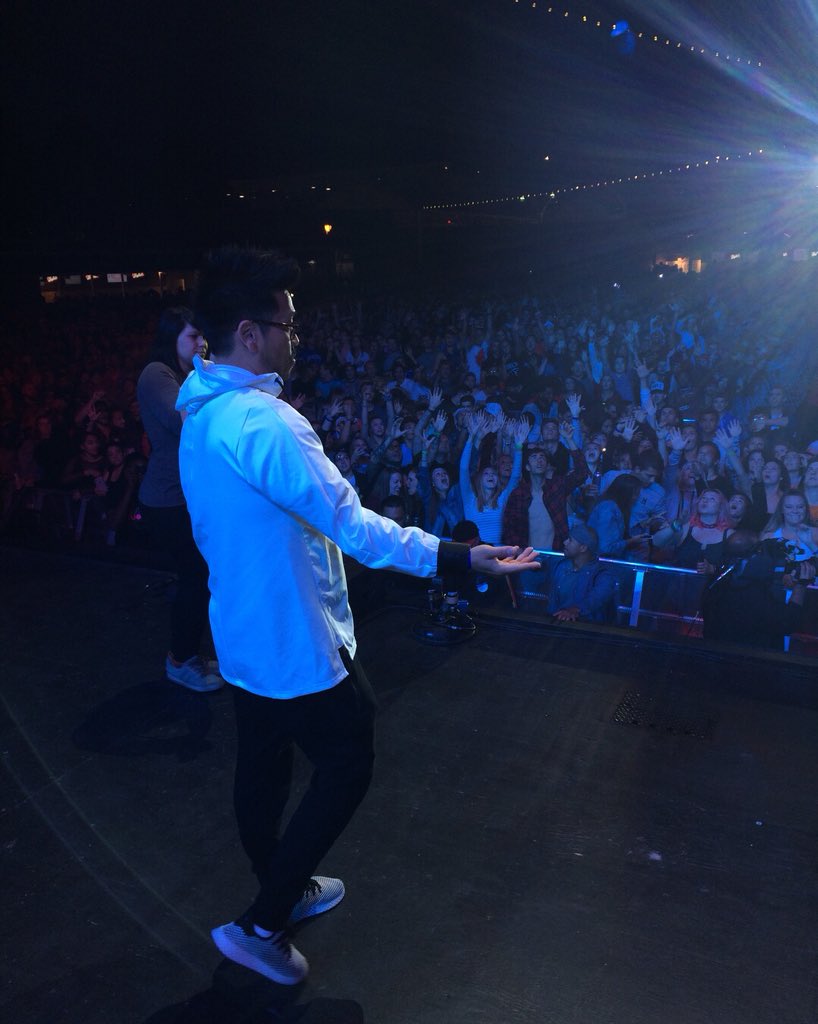 RahnyTaylor's tweet photo. Thank-You @Summerfest for having me kick off the @USCellular Free Concert Featuring @diplo tonight!  #rahnytaylormorningshow #973now #iheartradio #summerfest #stagewarming #uscellularconnectionstage https://t.co/NafwjCYxtH