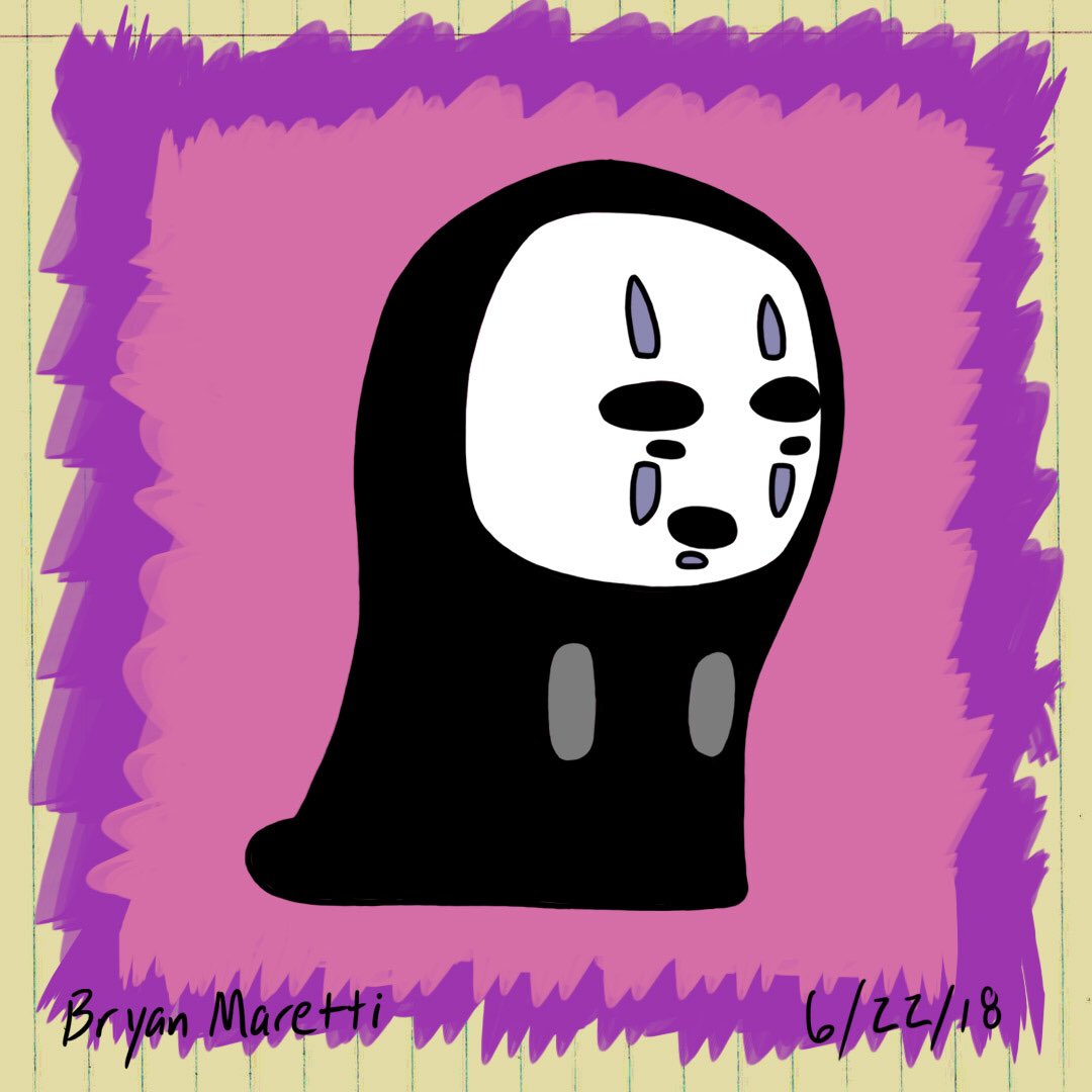 Bryan Maretti On Twitter I Drew No Face From Spirited Away Art Artist Artistatwork Artstyle Drawing Drawaday Digital Digitalart Digitalartist Digitaldrawing Photoshop Sketch Style Chibi Fun Cartoon Create Working Sacramentoartist,Profile Of Facebook Users