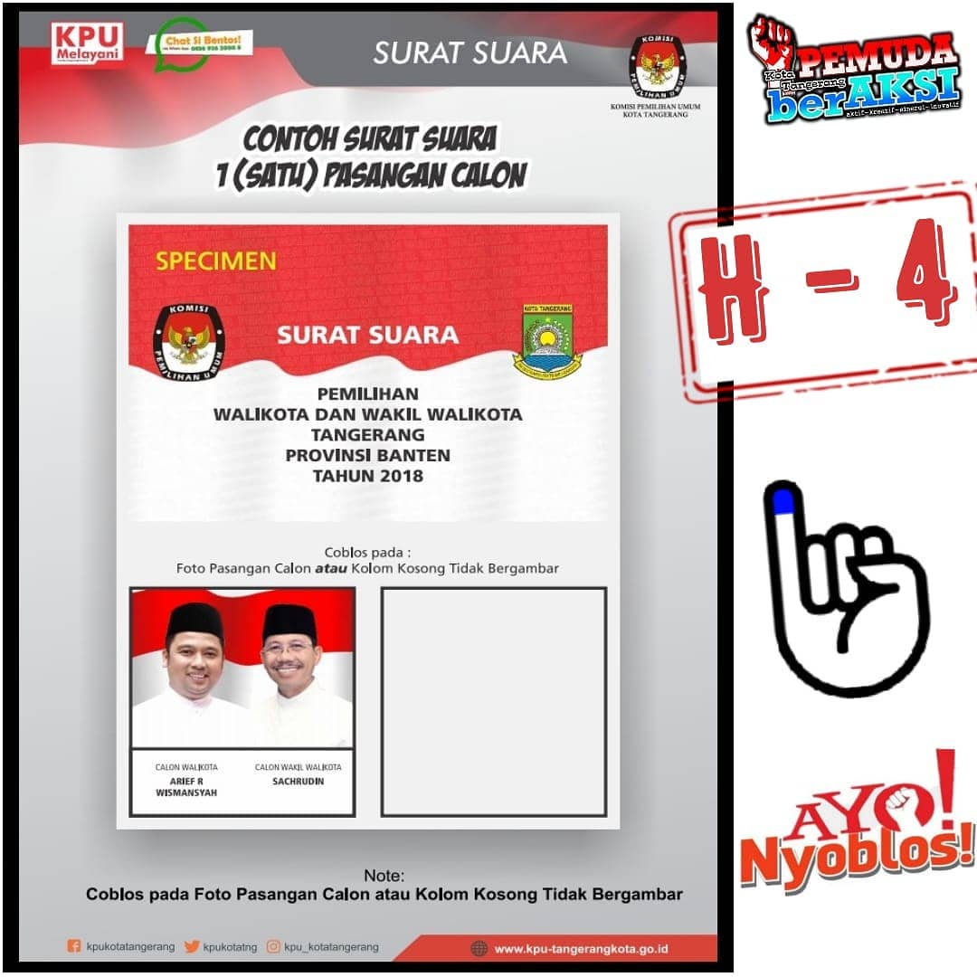 Kota Tangerang V Twitter Jangan Lupa Datang Ke Tps Tgl 27