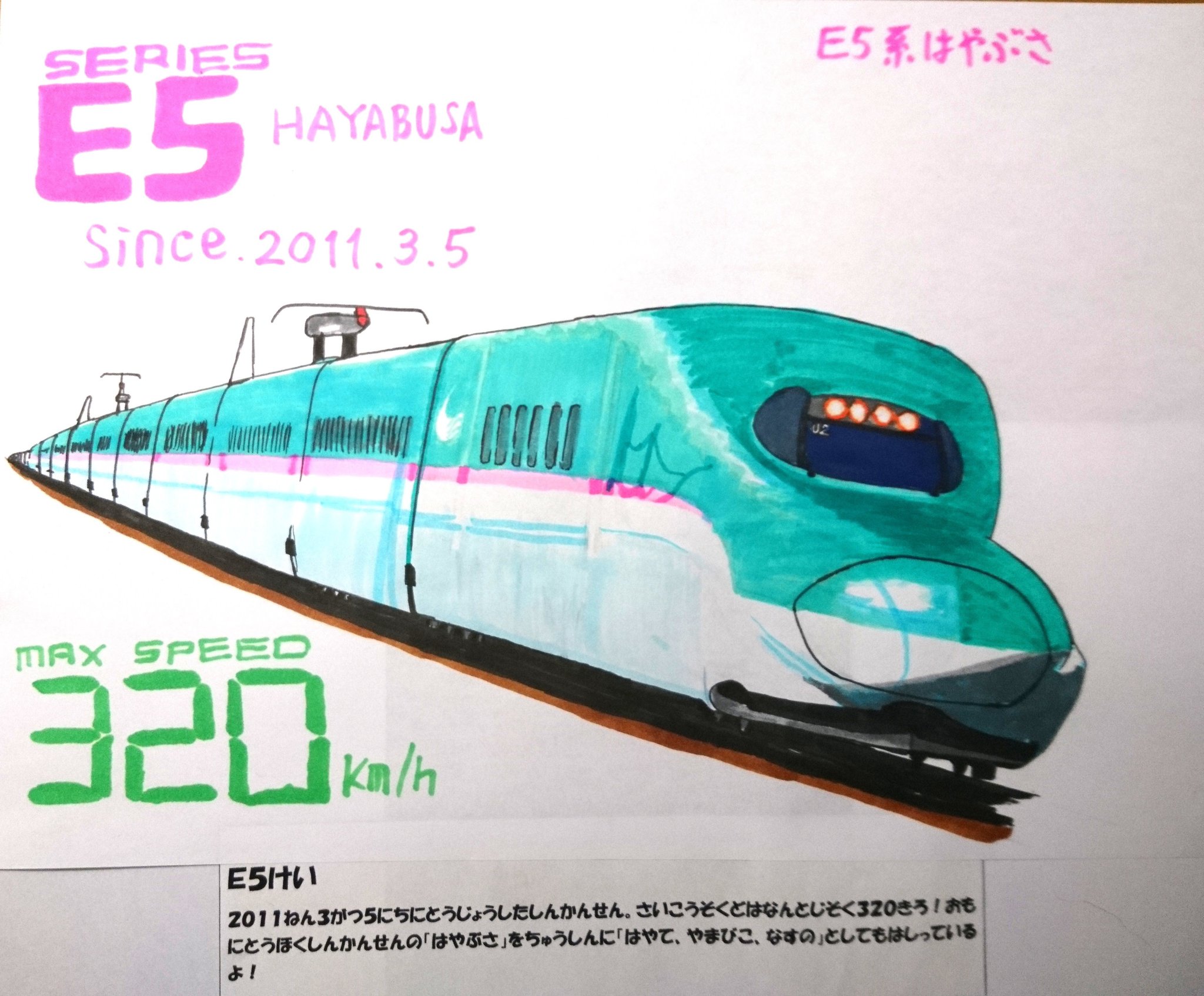 Ryota Type S 通称 うっちぃ 東北新幹線開業36周年 アナログイラスト 絵描き 絵描きさんと繫がりたい E5系 E2系 E4系 0系 おめでとうございます Ryota Type S 通称 うっちぃ 東北新幹線開業36周年 アナログイラスト 絵描き 絵描きさんと繫がりたい E5系 E2系 E4系 0系 おめでとうございます