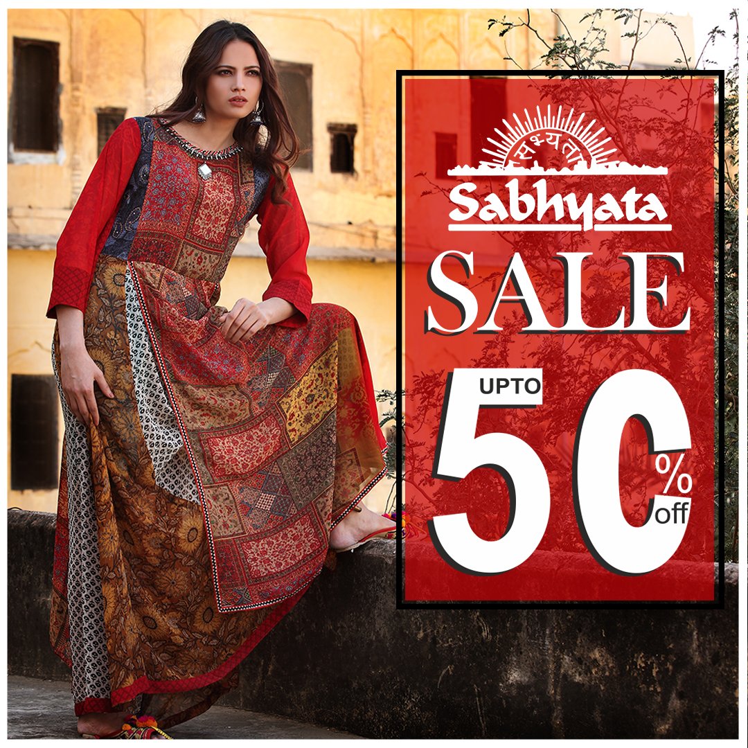 sabhyata kurtis sale 2018