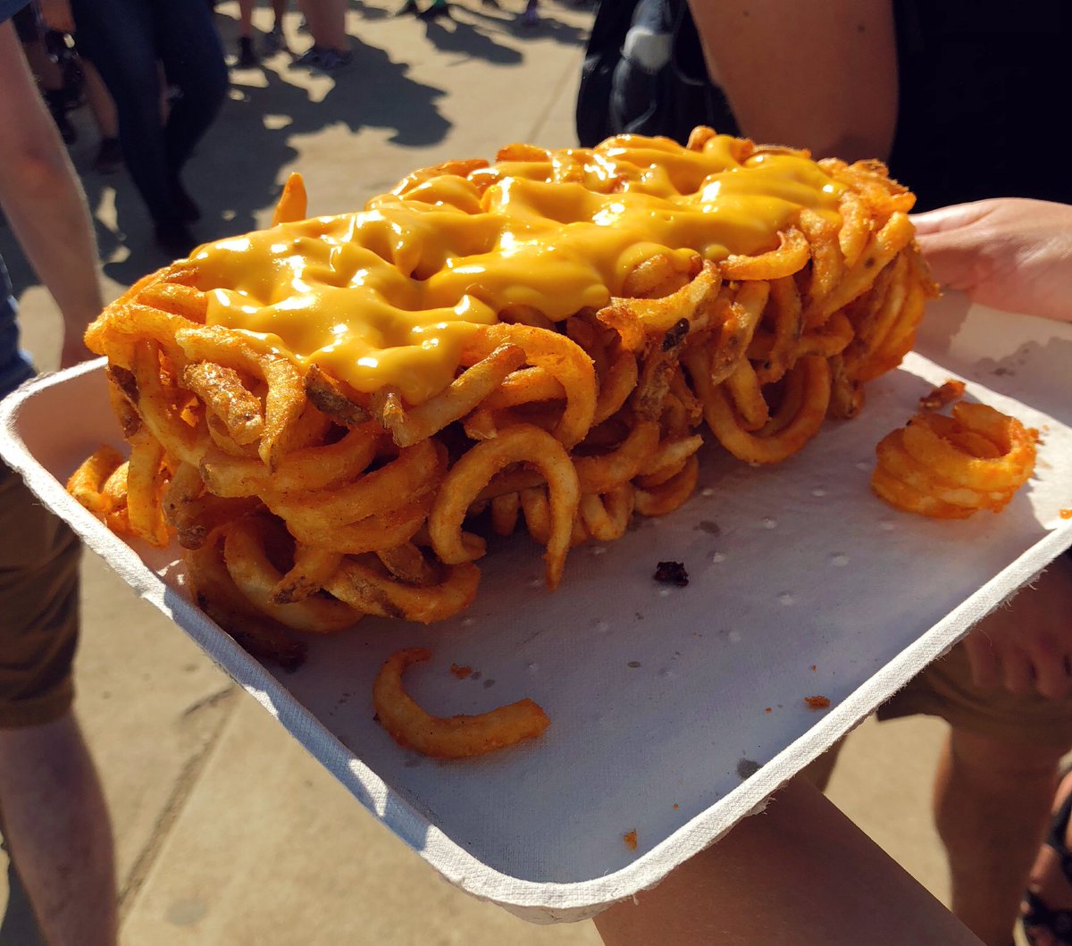 Porotypes's tweet image. We ate a brick of curly fries... and probably weighed a few bricks heavier after finishing 😂
#WarpedTour2018