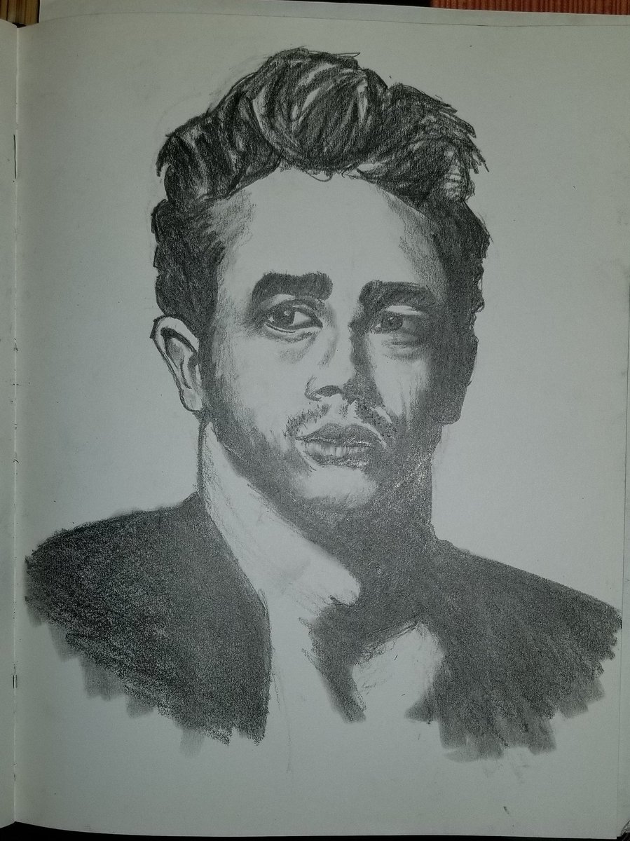 More old art homework, the face is kinda wonky lol