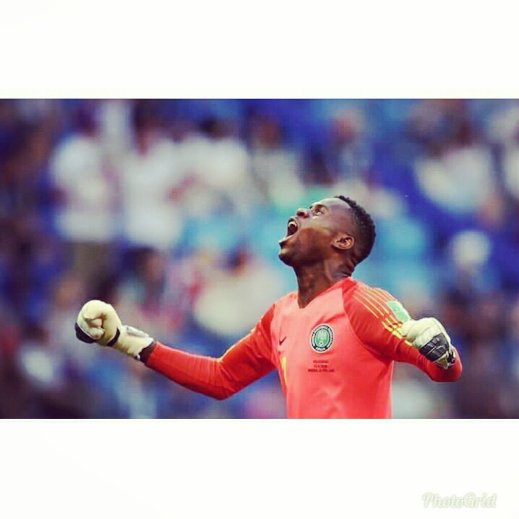 daniel_update1's tweet photo. In the mood of our celebration,  we must not forget our young keeper. A big shout out to Francis Uzoho 👏👏👏👏👏👏👏 #supereagles2018 #WorldCupRussia2018 #danielupdate https://t.co/rJe15r6JEp