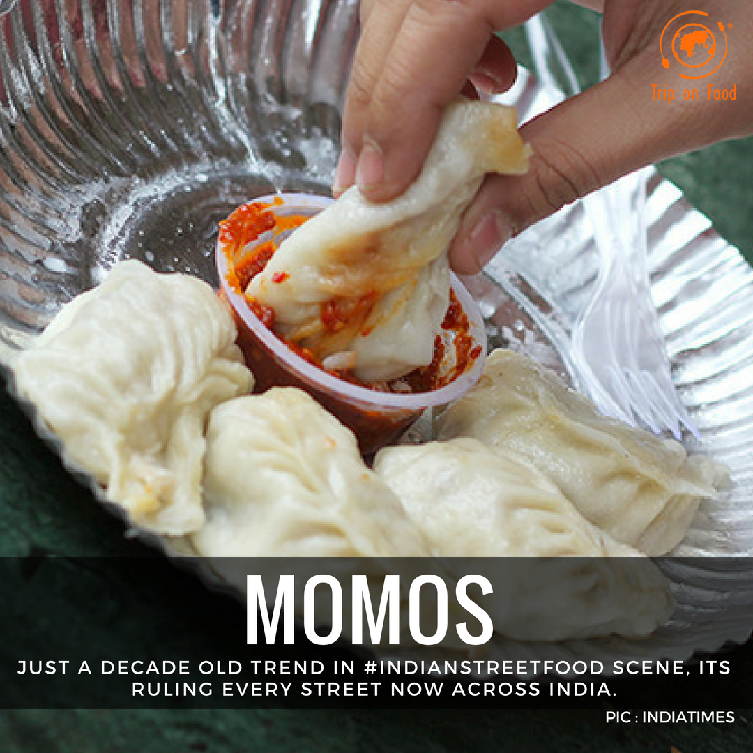 itriponfood's tweet photo. #Momos, this Tibetan dumpling is taking over the Indian street food scenario. Steamed, fried, tandoori, cheesy, chocolaty, MOMOS are getting revamped by each day. Head to any local market in Indian metro &amp; semi metros and you will find a cart selling hot steam momos. https://t.co/a8CYGNtsnP