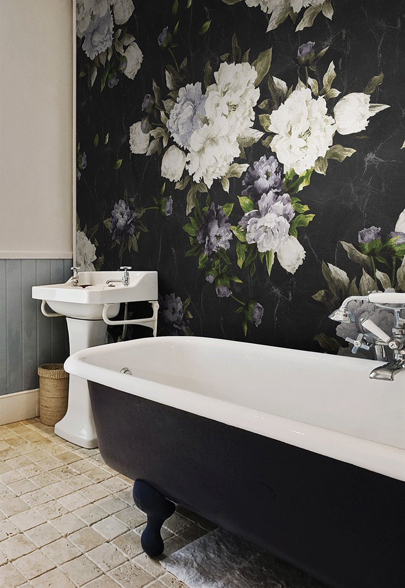 Vergeet tegels, behang je badkamer! #waterdicht