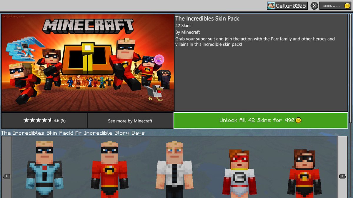 The Incredibles Skin Pack out now!