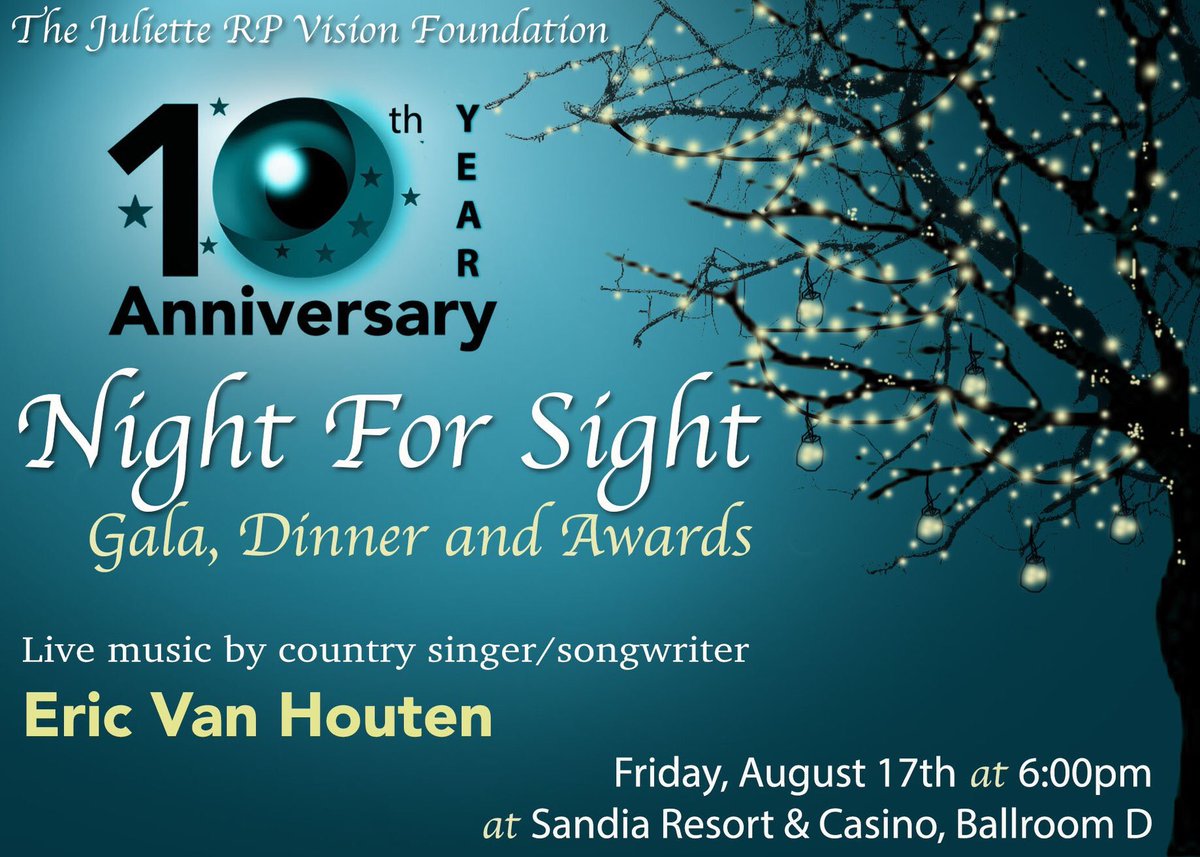 Join us to help find a cure for blindness. Need Sponsors. JulietteFoundation.org #blindness #vision #visionloss #nightforsight2018 <a href="/ABQBizTech/">Collin Krabbe</a> <a href="/ABQ_Events/">City of ABQ Special Events</a> <a href="/ABQ_News/">ABQ METRO NEWS</a> <a href="/ABQJournal/">Albuquerque Journal</a> <a href="/ABQBizEditor/">ABF Editor</a> <a href="/1MillionCupsABQ/">1MillionCups ABQ ☕️</a> <a href="/DrRobMelendez/">Juliette Eye Institute | Robert F. Melendez, MD</a> <a href="/kevinmd/">Kevin Pho, M.D.</a>