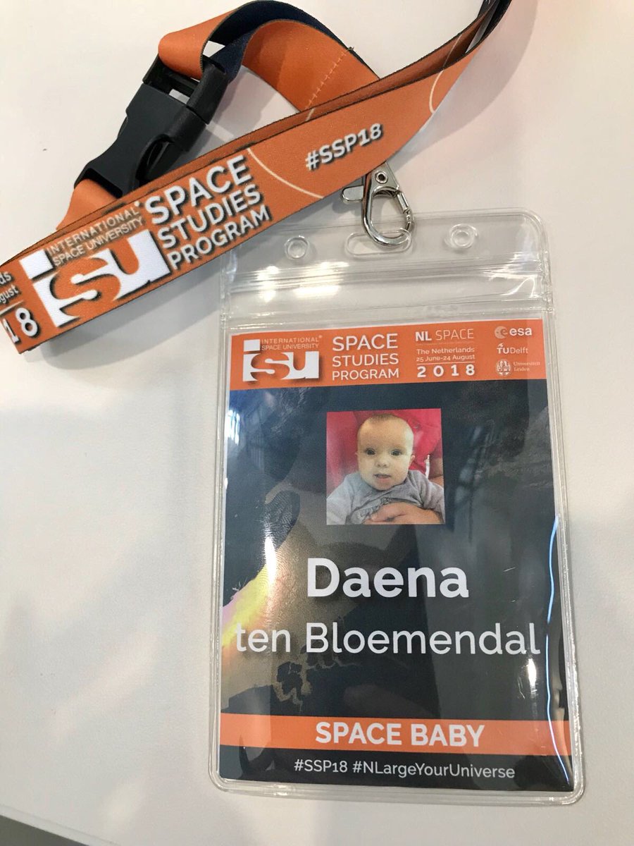 rocketdaddies's tweet photo. #Daena the #spacebaby is now a semi official part of @ISUnet @ISU_SSP #SSP18 ! #NLargeYourUniverse https://t.co/nYEEOVyxBa