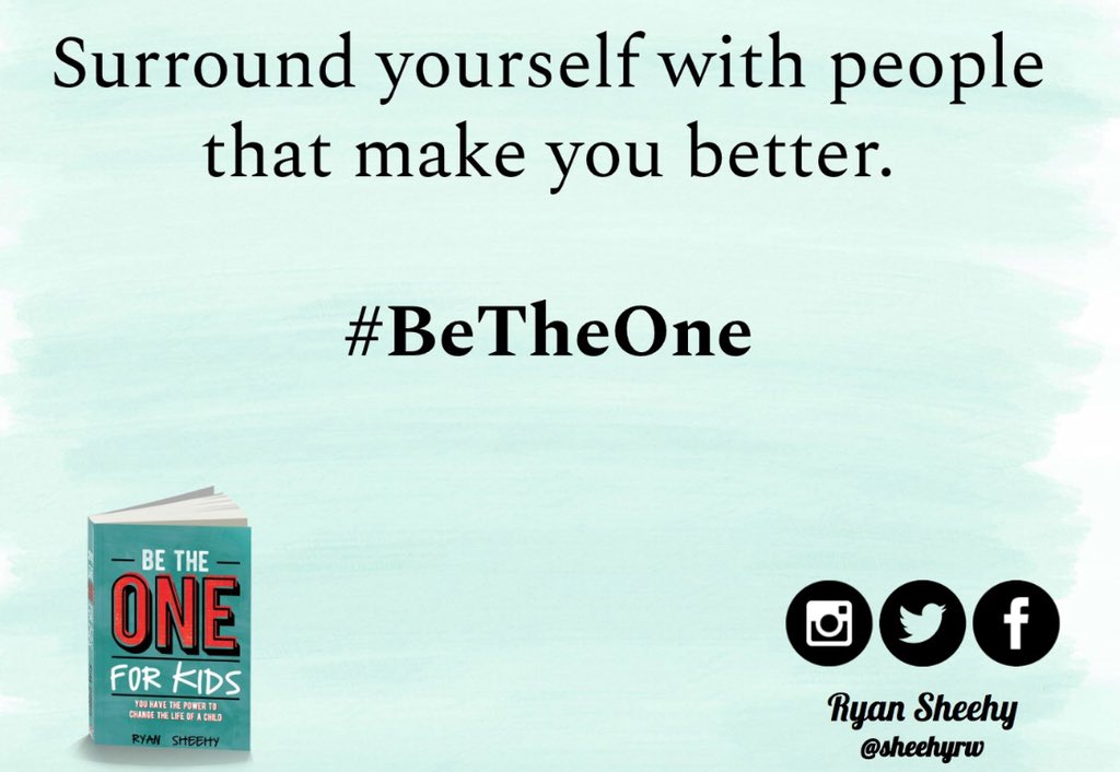clayfoster315's tweet photo. It starts with us! New book ๐ Be the One for Kids ๐ by @sheehyrw #BeTheOne #kidsdeserveit #leadupchat #leadsde #makingadifference #K12 #sunmerreading https://t.co/xlr8Ai0pFM
