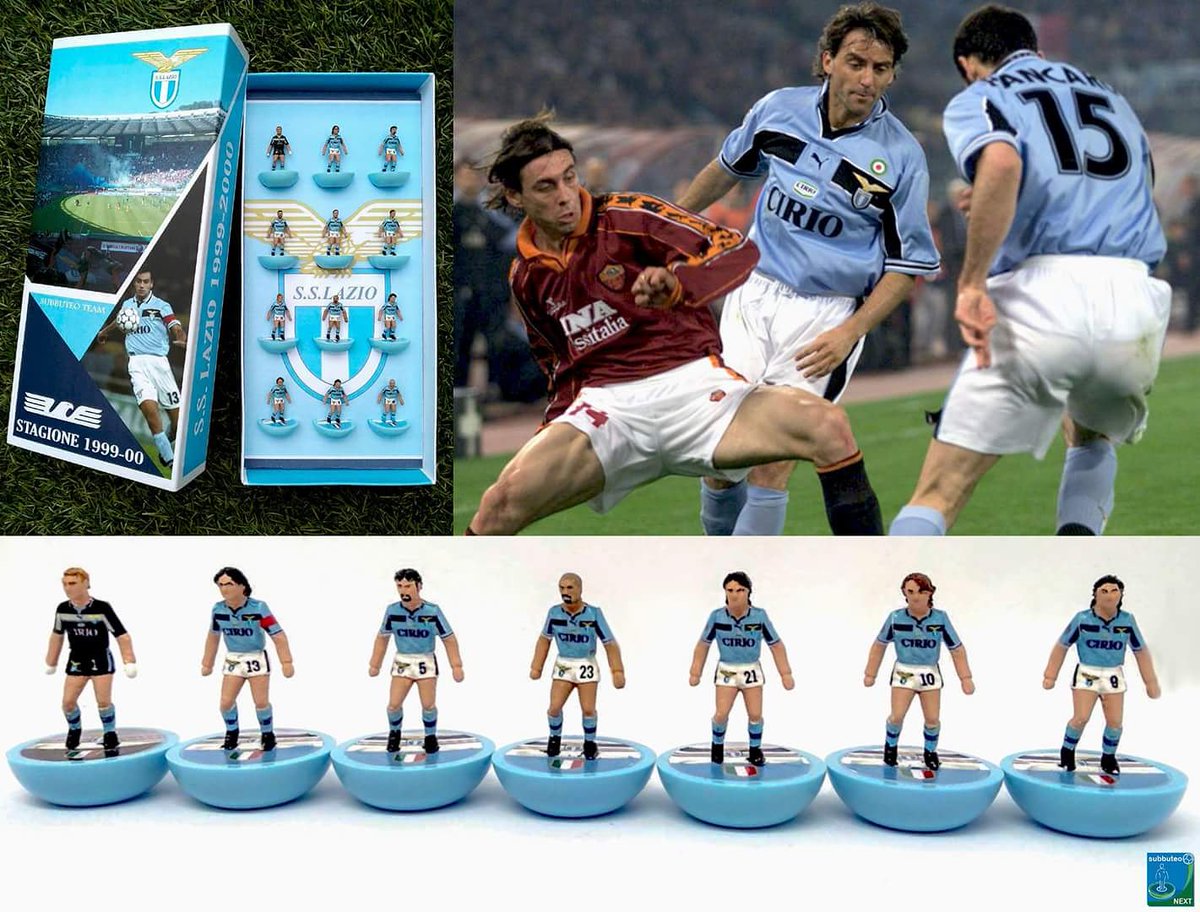 SubbuteoN's tweet image. Squadre su richiesta
SS LAZIO 1999-2000

#Subbuteo #squadre #decals #Lazio #SerieA #scudetto #calcio #handmade #mancini #veron #salas #nesta #tablesoccer #oldsubbuteo #soccer #football